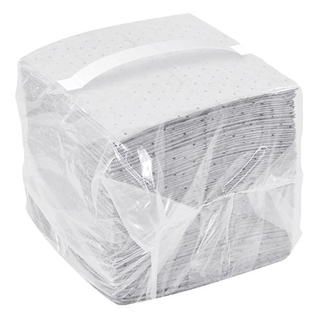 Bsc Preferred Sorbent Pad, Oil, 16 in x 18 ft, Gray, 100 PK BUY00018405